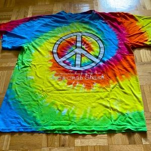Tie dye T-shirt.